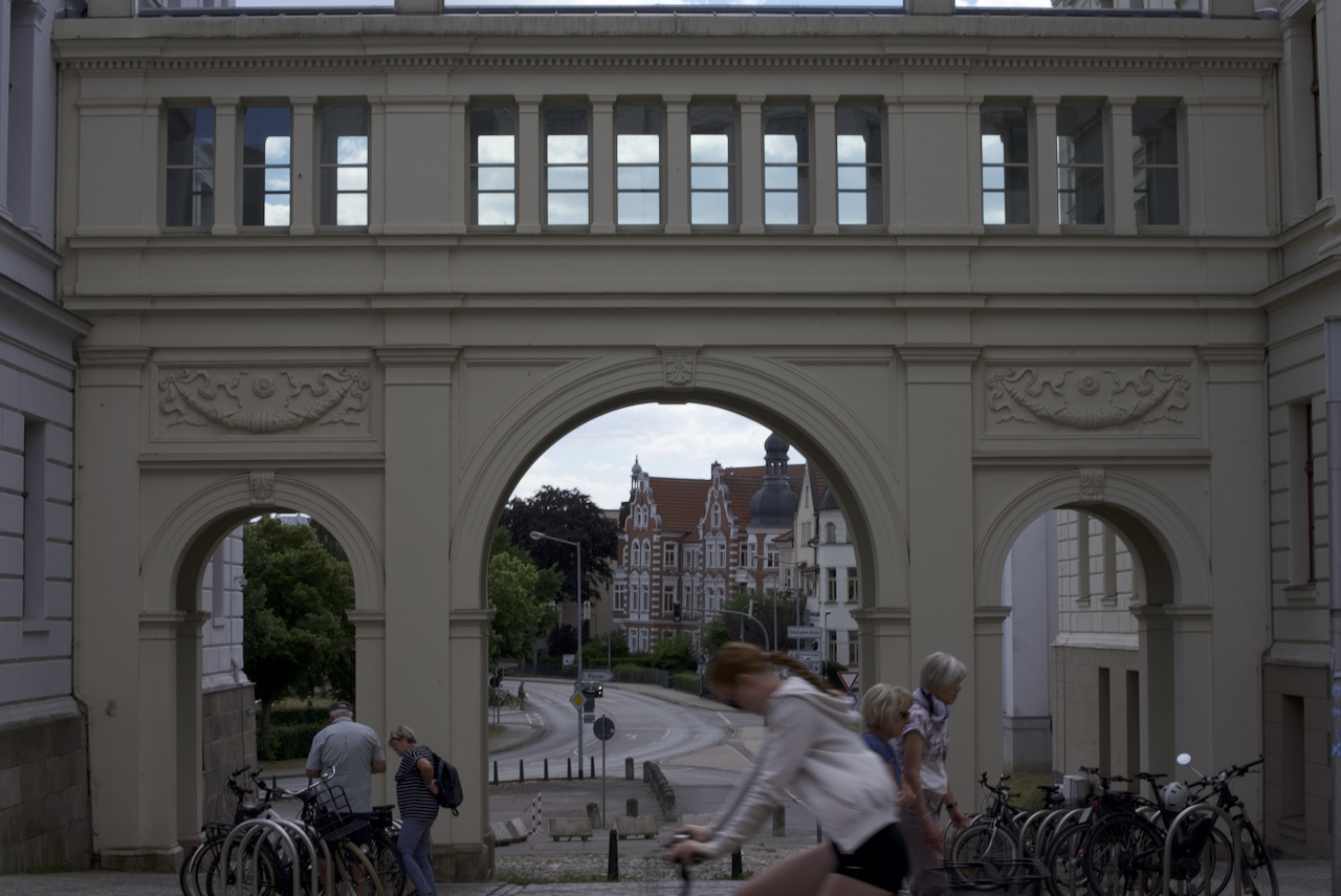 Donnerstag mit Durchblick 11.08.2022 Auf dem Weg in die Altstadt von Schwerin 