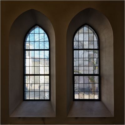 Donnerstag mit Durchblick - die Welt durchs Ornamentglas betrachtet...