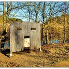 Donnerstag mit Durchblick- Holztore mit Fenstern