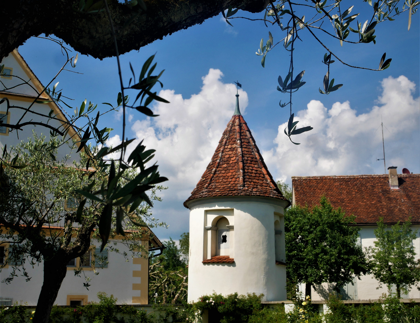 Donnerstag Mit Durchblick - Schloss Salem: Malerisches Mauertürmchen 