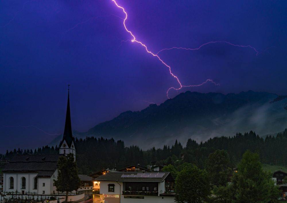 Donnerwetter am Wilden Kaiser