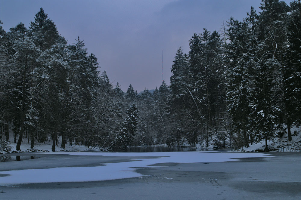 Donoperteich im Schnee 3 Foto & Bild deutschland, europe, nordrhein