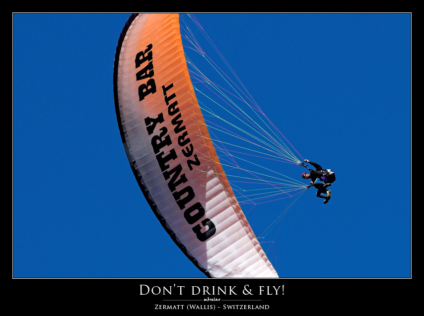 Don't drink & fly!