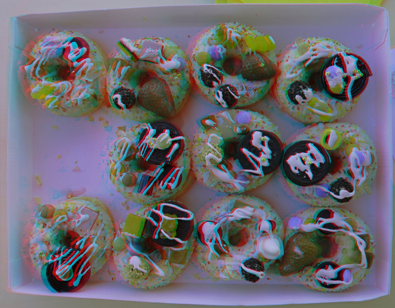 Donuts am Dienstag (3D für Rot/Cyan Brille)