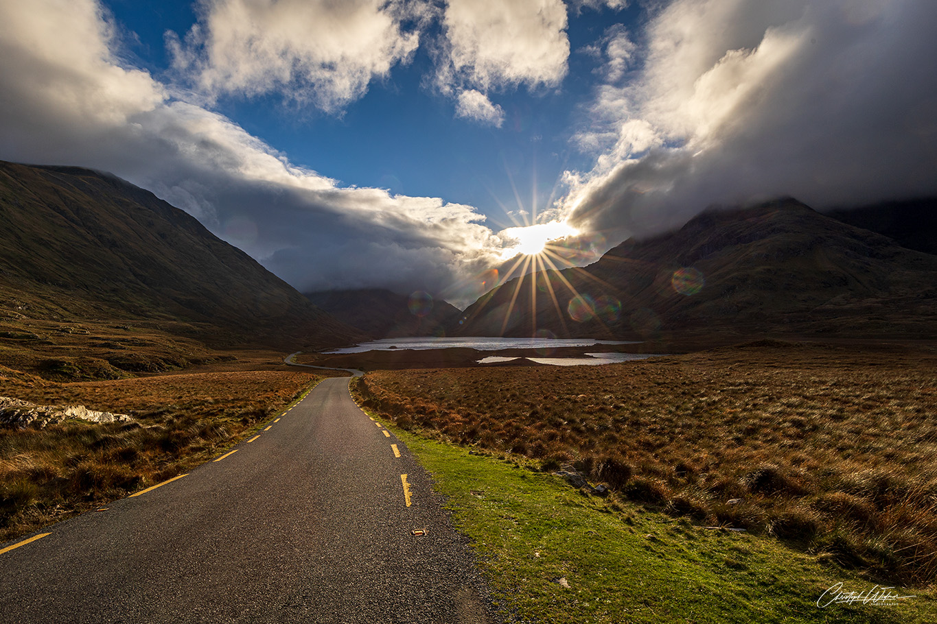 Doolough Valley Foto & Bild landschaft, berge, bach, fluss & see