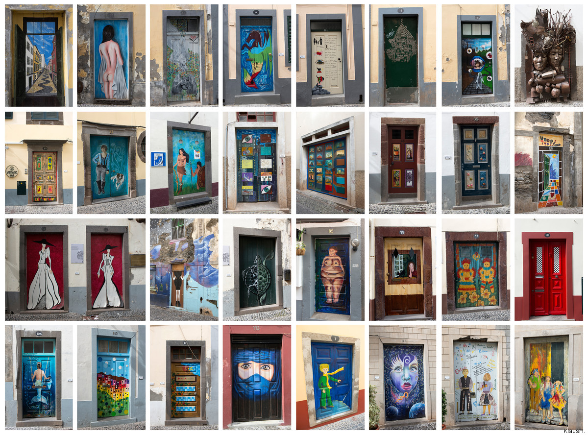 ~ Doors of Funchal - Collage ~