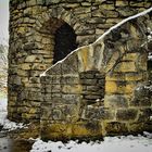 Doorway in the snow