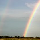 Doppel-Regenbogen in der Camarque