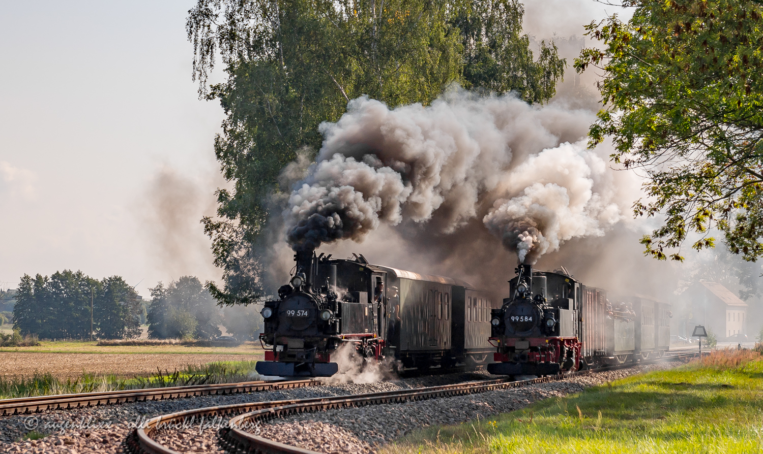 Doppelausfahrt in Nebitzschen