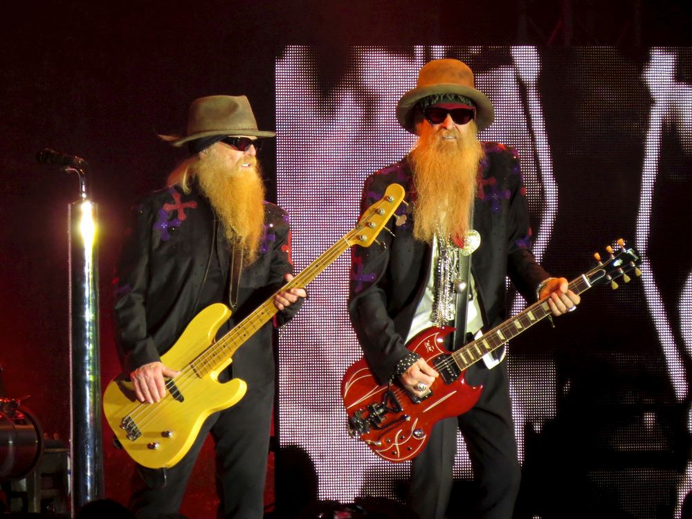 Doppelbärte in Aktion / ZZ Top