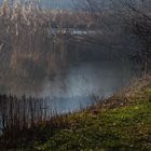 Doppelbelichtung am Ufer