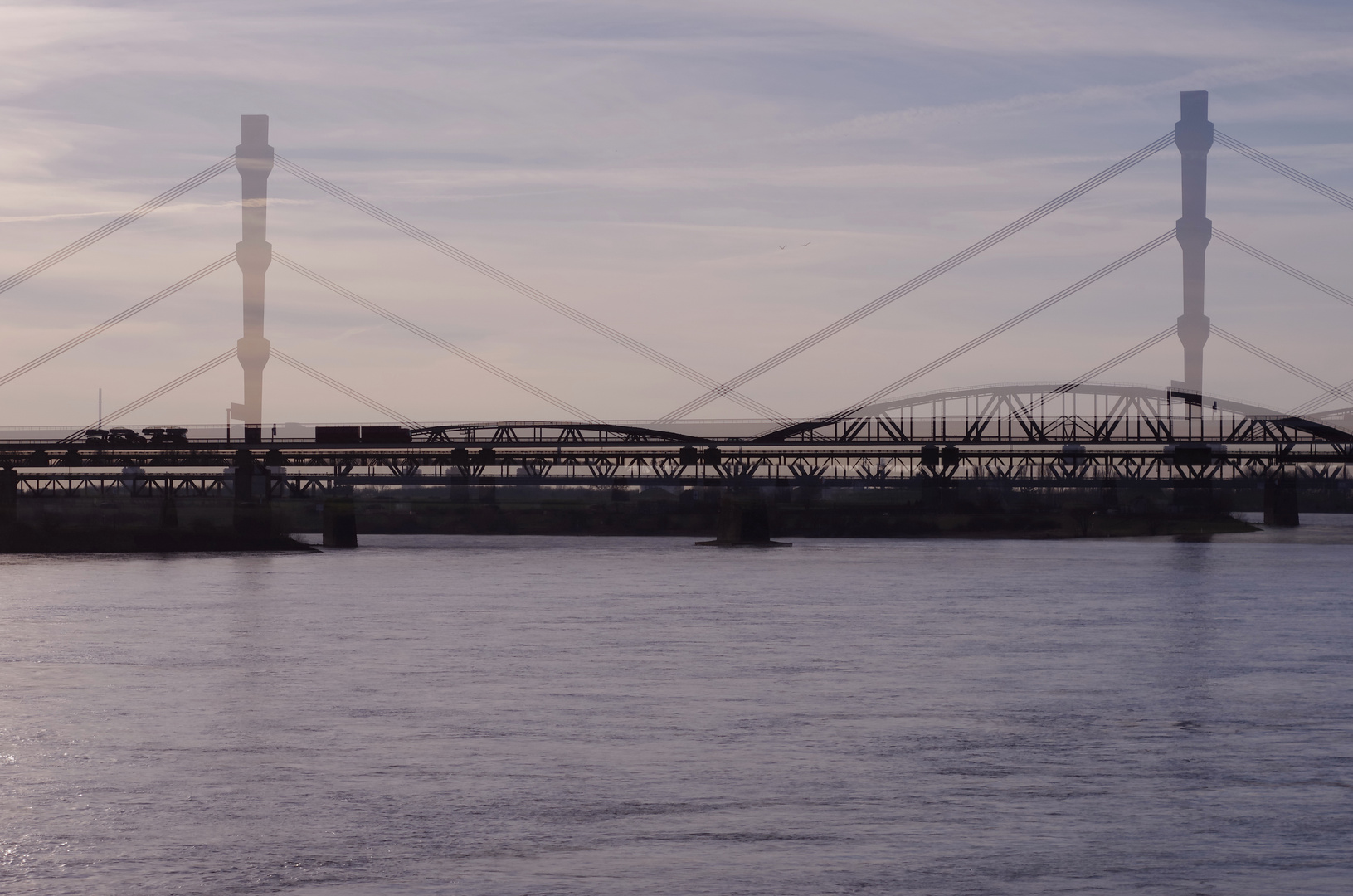 Doppelbelichtung Baerler Brücke