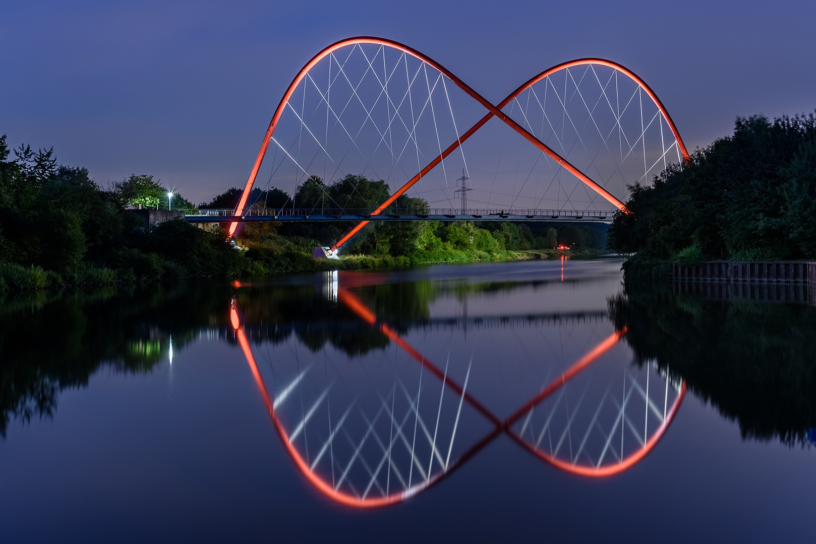 Doppelbogenbrücke im Nordsternpark