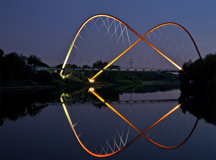 Doppelbogenbrücke Nordsternpark 2 - überarbeitet