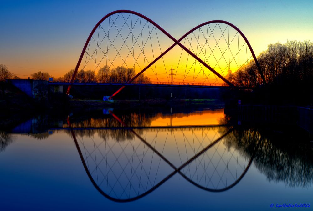 Doppelbogenbrücke Nordsternpark Gelsenkirchen 