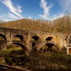 Doppelbrücke an der Tauber