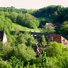 Doppelbrücke über die Tauber