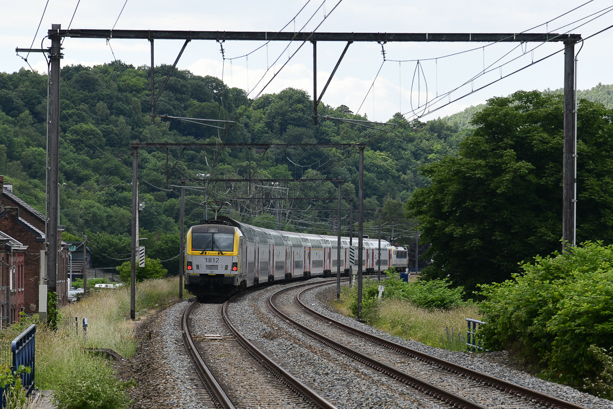 Doppeldeckerzug bei Trooz La Brouck (B)