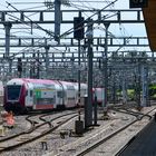 Doppeldeckerzug in Luxemburg Gare Central