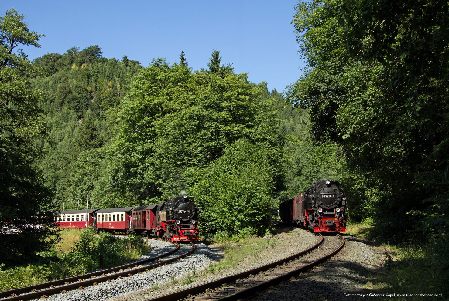 Doppeleinfahrt Eisfelder Talmühle.