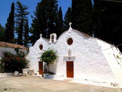 Doppelkirche auf Samos Greece bei Ireon.