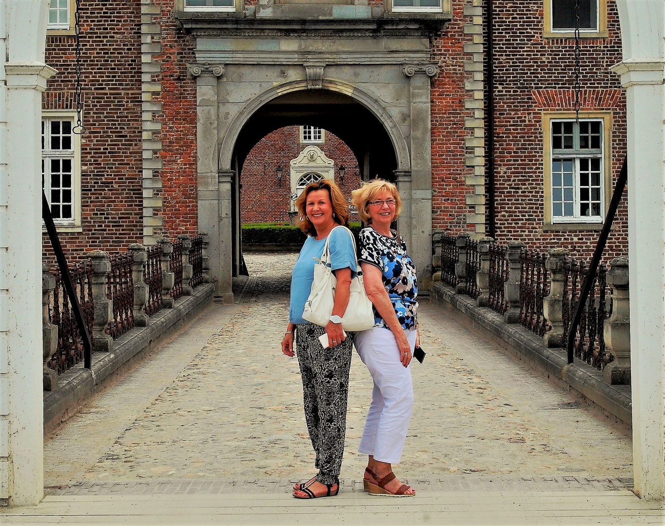 Doppelportrait am Schloss Anholt