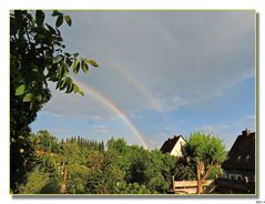 Doppelregenbogen.