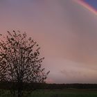 Doppelregenbogen, heute am Abend um 18 Uhr 39