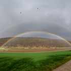 Doppelregenbogen im Altmühltal