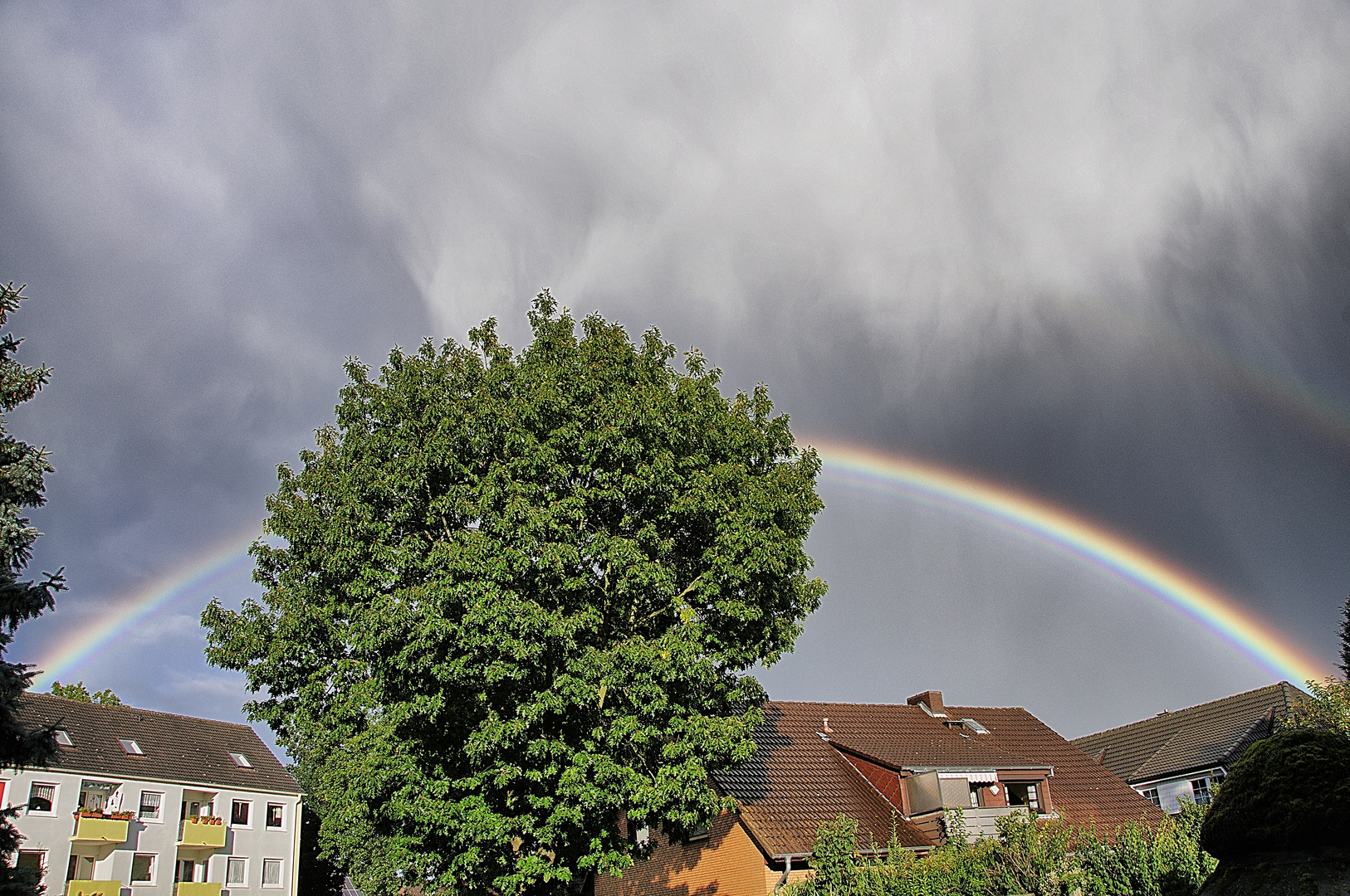 Doppelregenbogen über Schwanewede 1