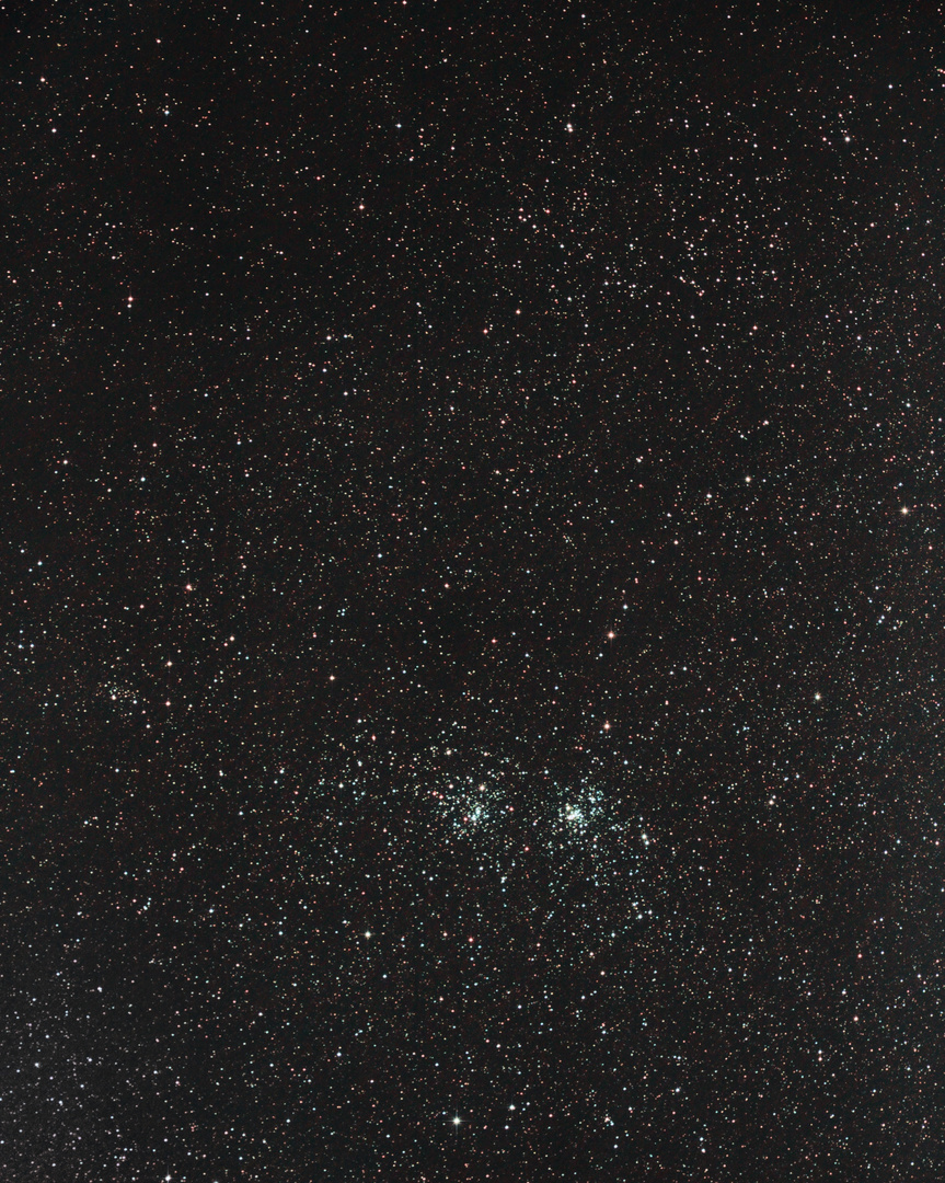 Doppelsternhaufen "h & chi" – Widefield mit 200mm