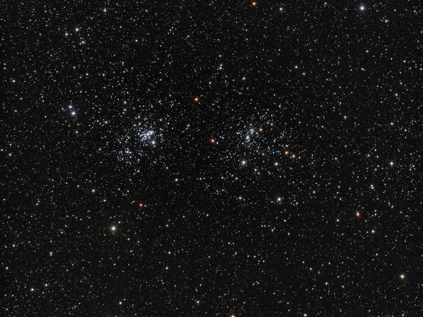 Doppelsternhaufen NGC869 h Persei + NGC884 chi Persei