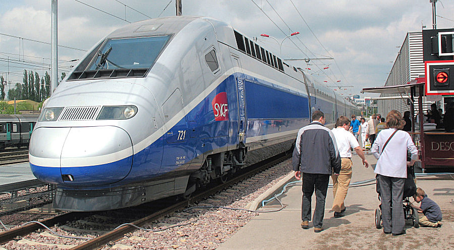 Doppelstock-TGV in Luxemburg