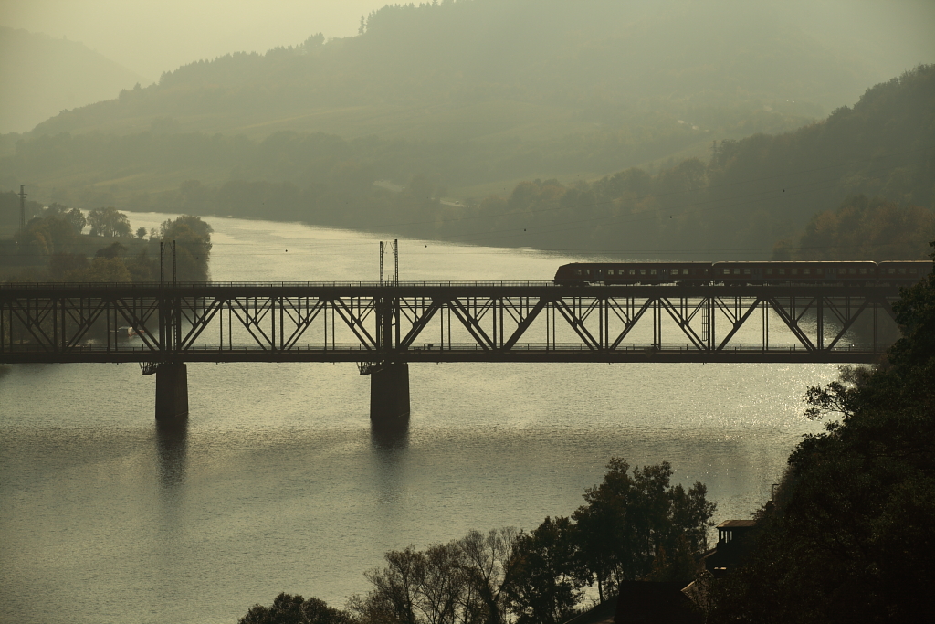 Doppelstockbrücke bei Bullay --- Kanonenbahn