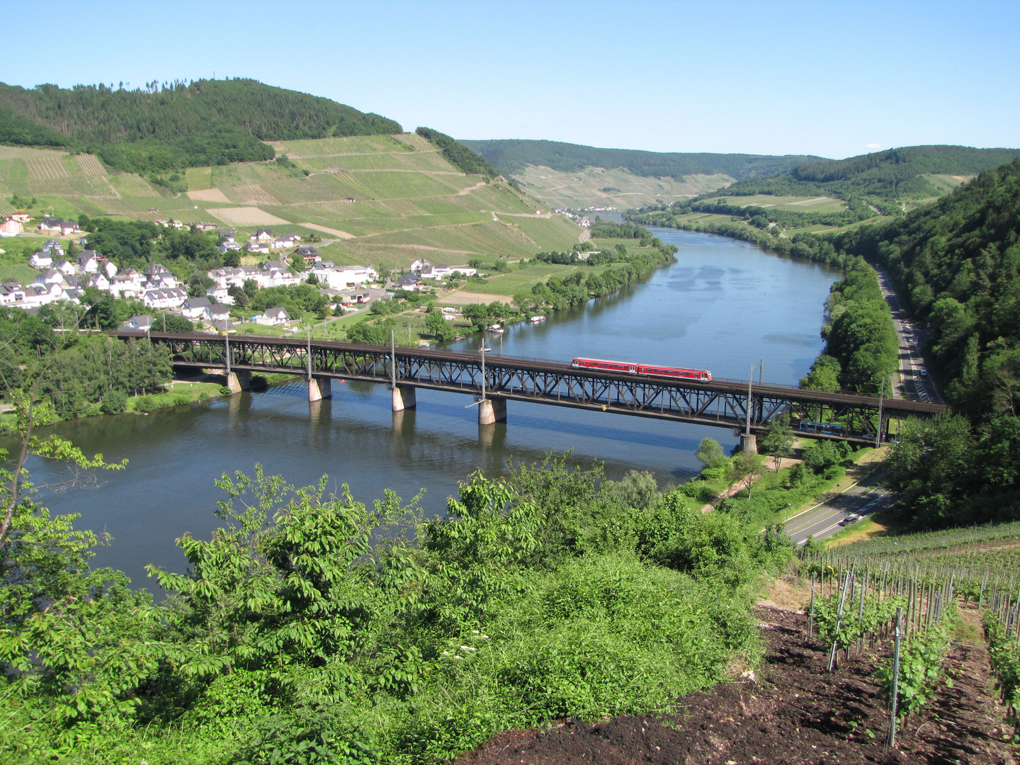 Doppelstockbrücke in Bullay