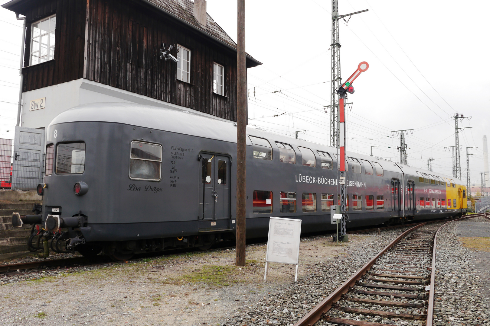 Doppelstockwagen der Lübeck-Büchener Eisenbahn aus dem Jahr 1936