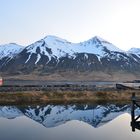 doppelte Bergkette bei Siglufjörður