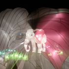 Doppelter Elephant auf China Light Show