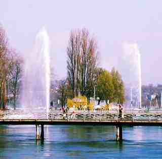 doppelter Genfer Springbrunnen