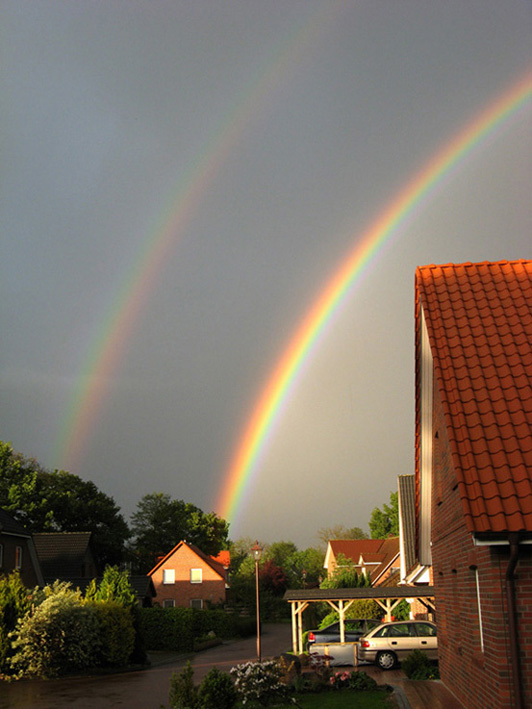 Doppelter Regenbogen