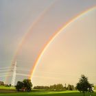 doppelter Regenbogen