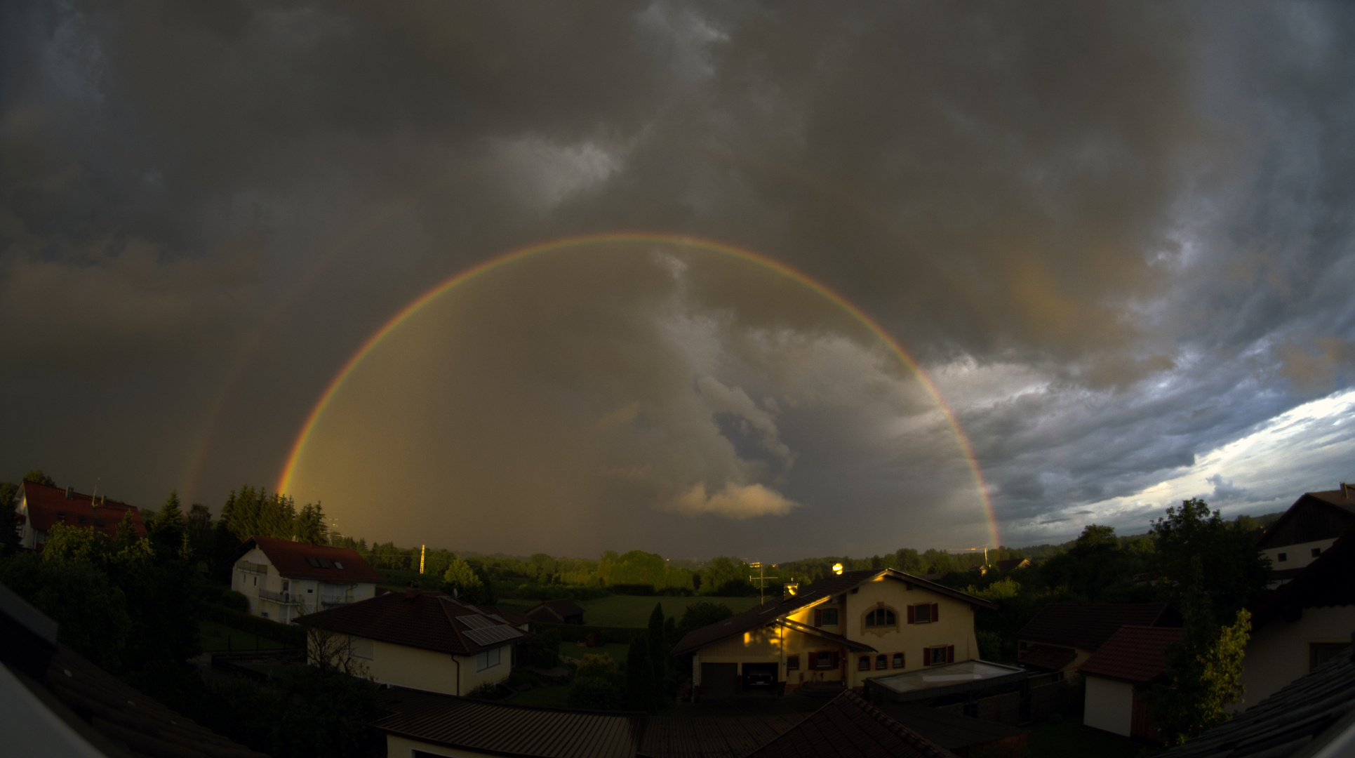 Doppelter Regenbogen