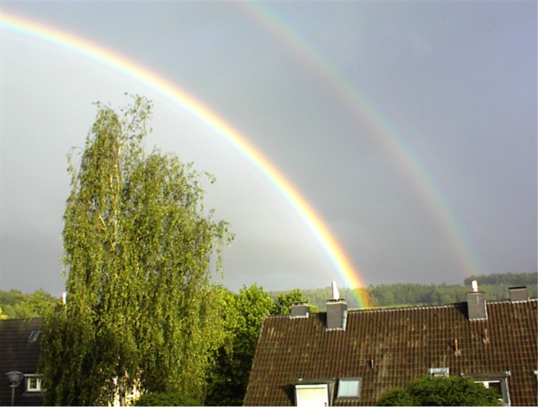 doppelter Regenbogen....