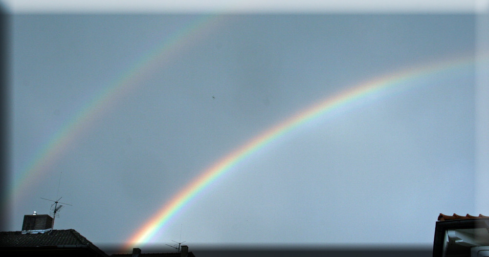 Doppelter Regenbogen