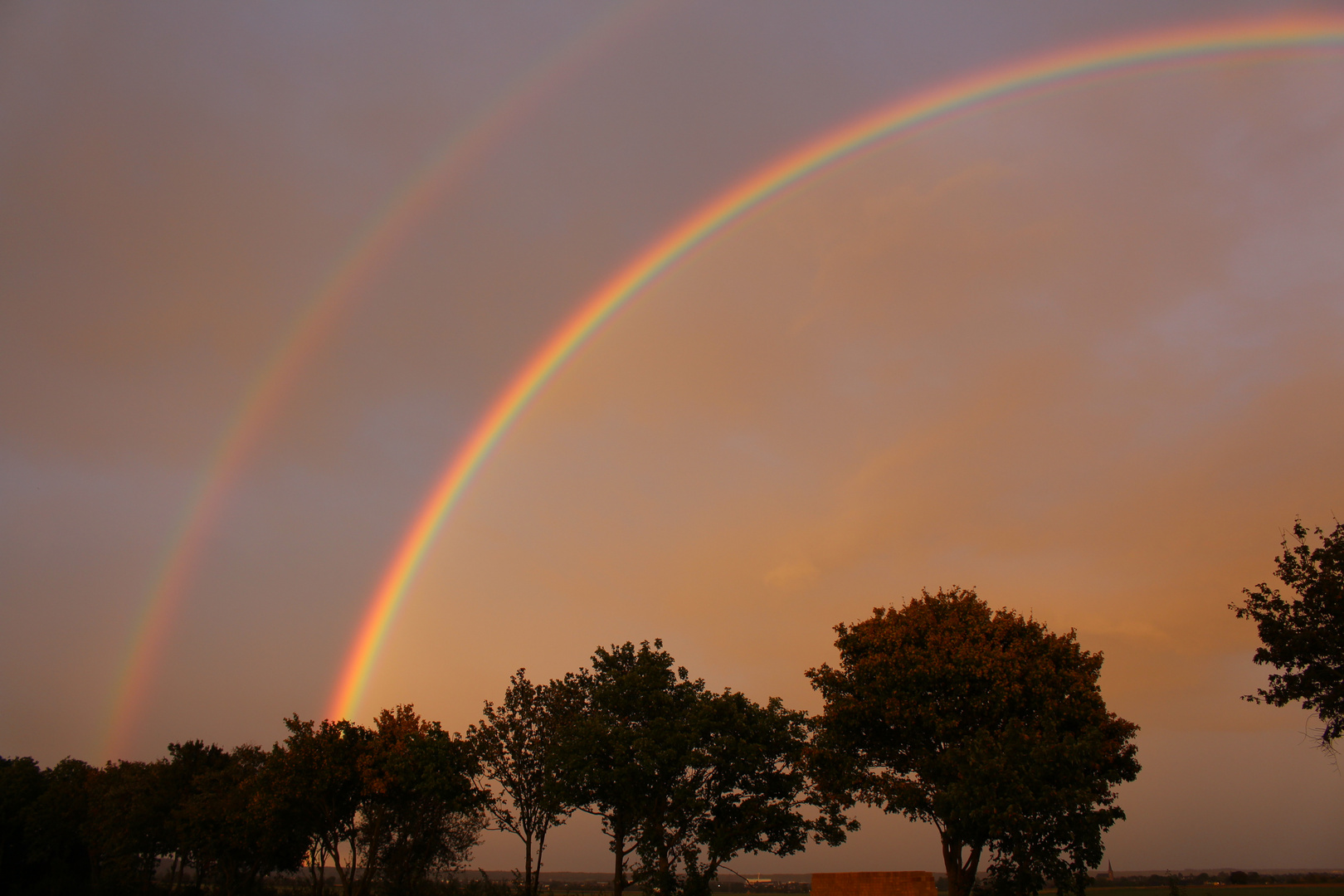 Doppelter Regenbogen