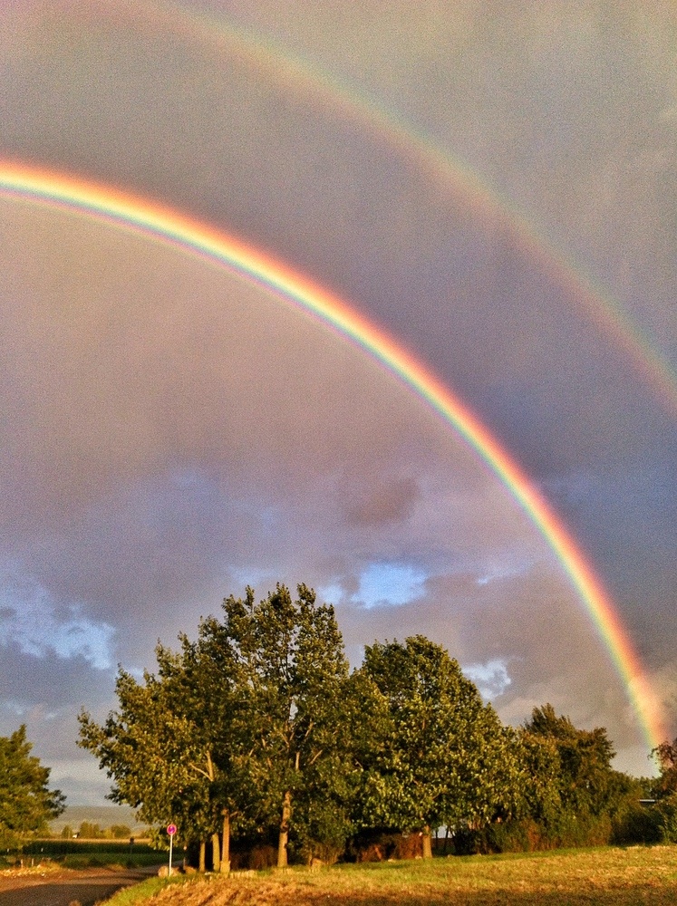 Doppelter Regenbogen