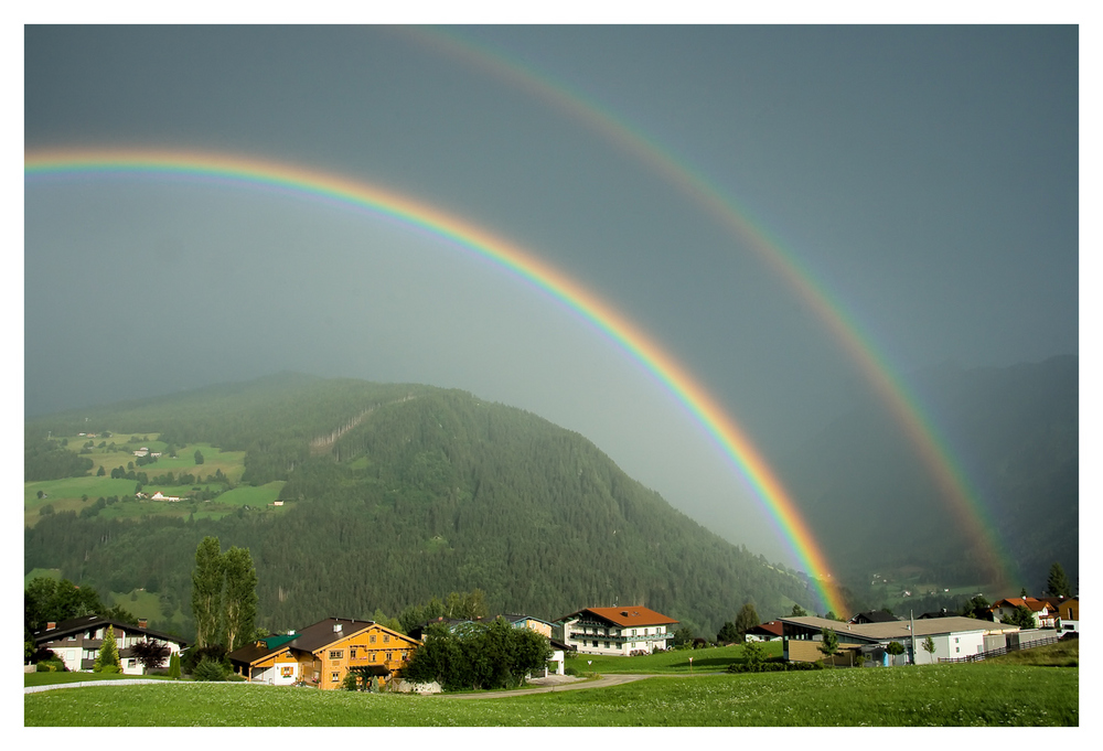 Doppelter Regenbogen