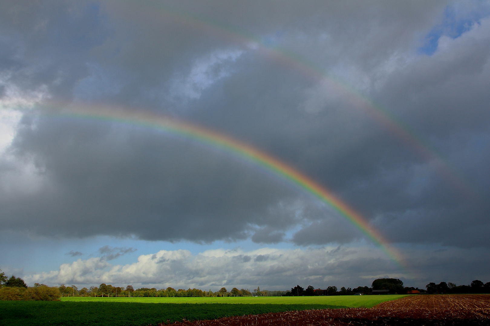 doppelter Regenbogen..