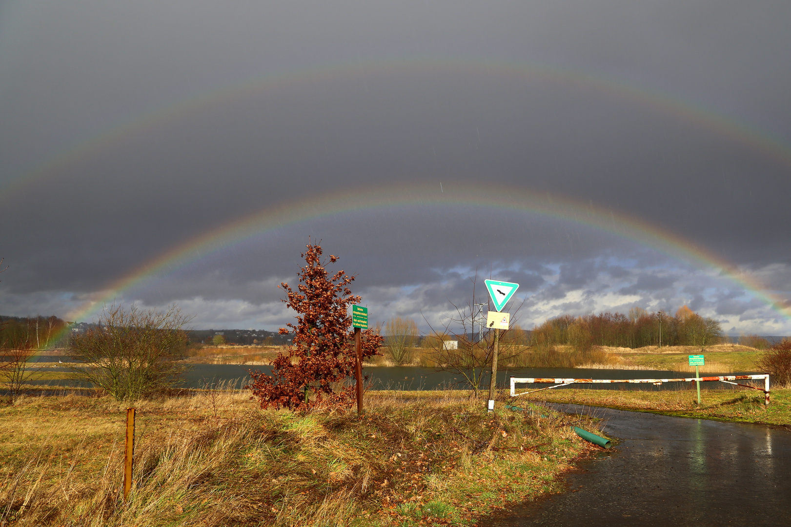 doppelter Regenbogen