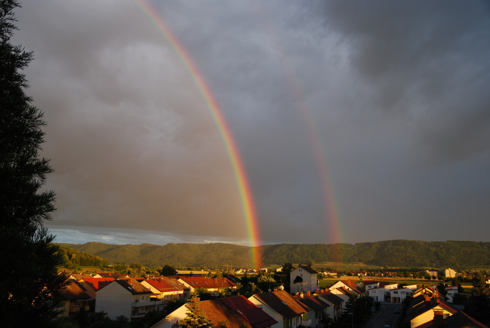 Doppelter Regenbogen